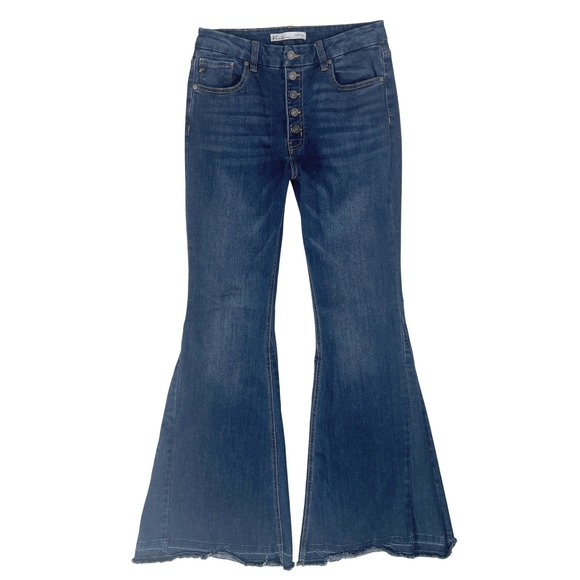 KanCan Denim - KANCAN Flare Jeans 28 6 High Rise KC7345TD Retro Cowgirl Concert Festival 90s